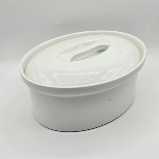 Apilco White Porcelain Casserole Dish #7