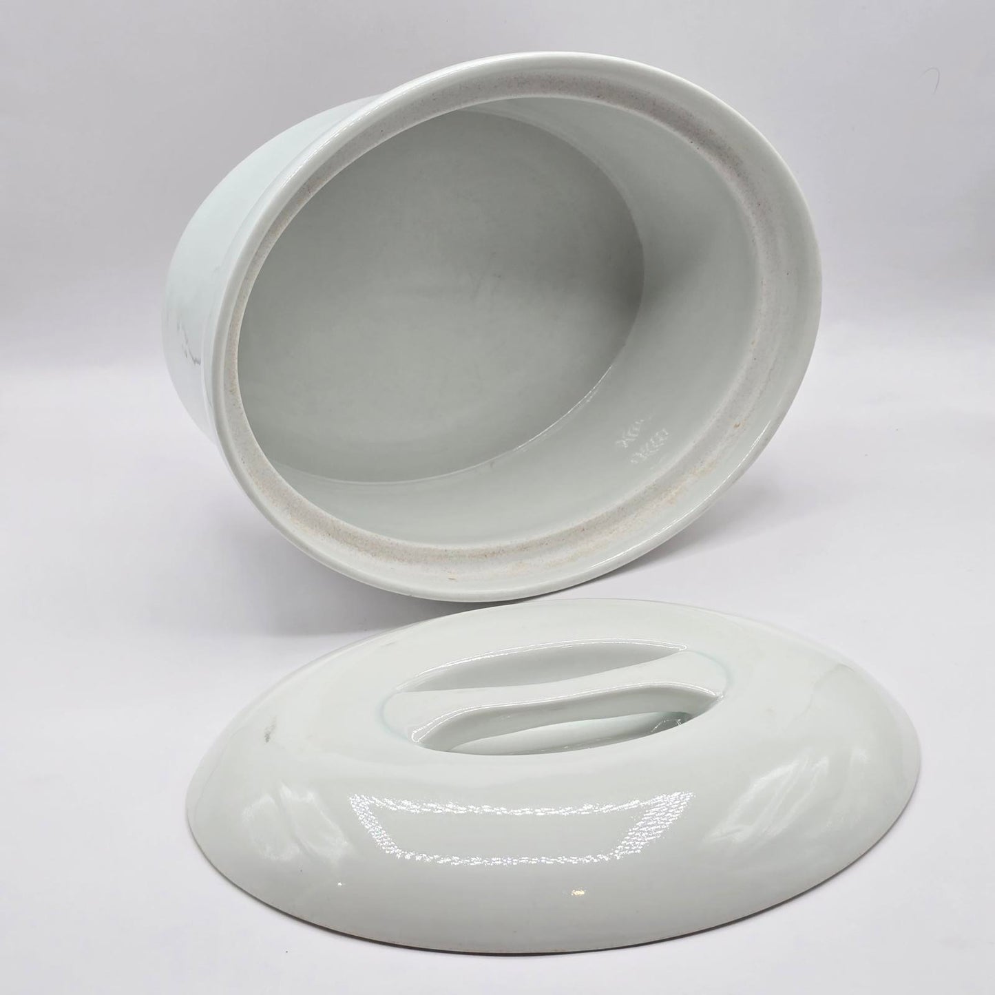 Apilco White Porcelain Casserole Dish #7