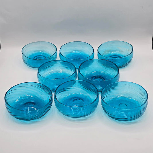 Vintage Handcrafted Mexican Glass Bowls