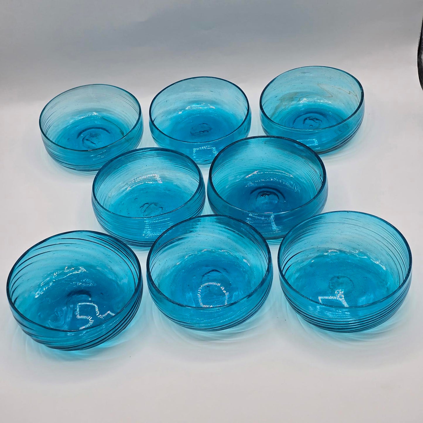 Vintage Handcrafted Mexican Glass Bowls