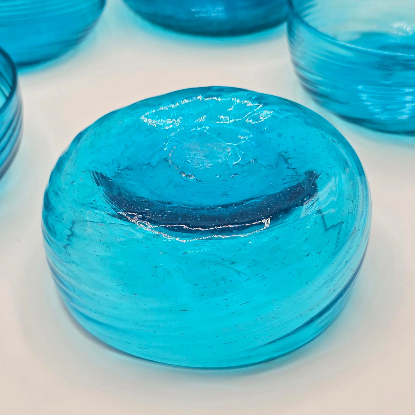 Vintage Handcrafted Mexican Glass Bowls