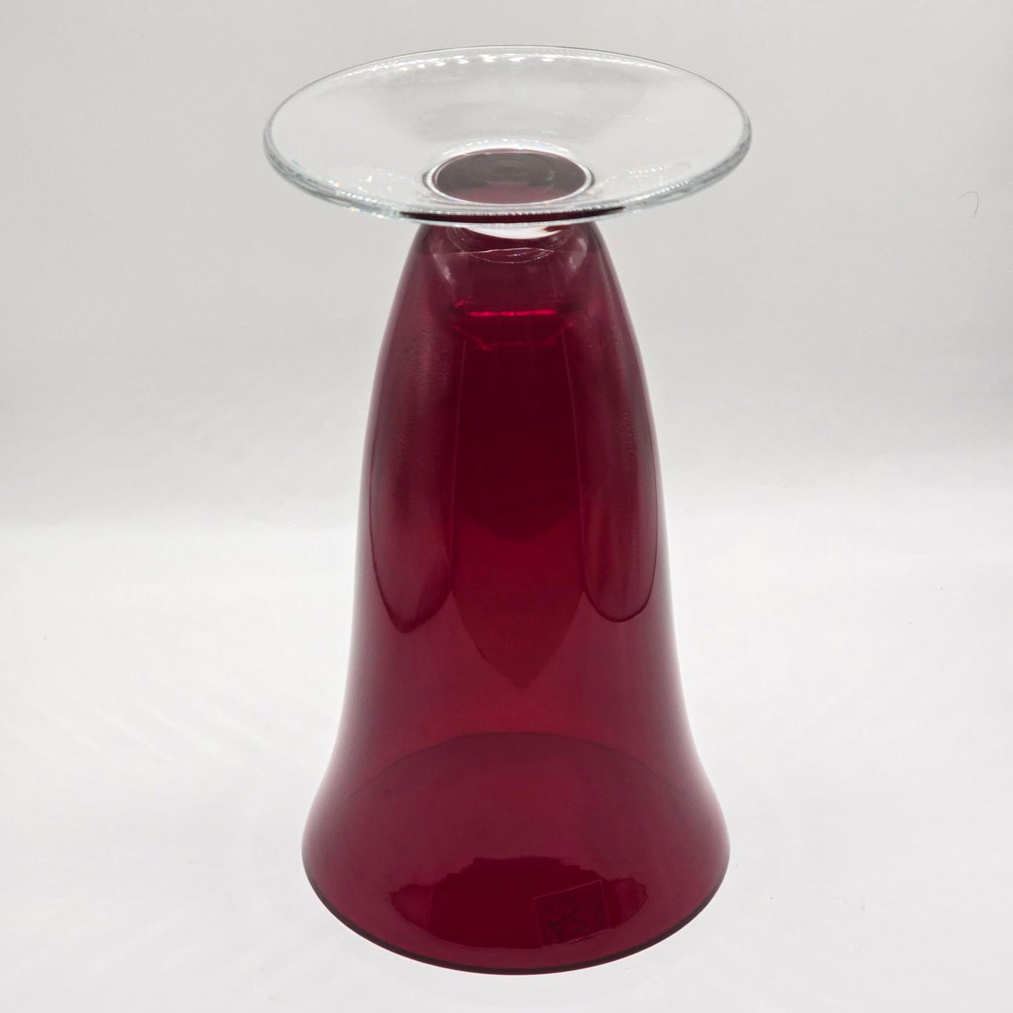 LSA International Deep Ruby Red Vase