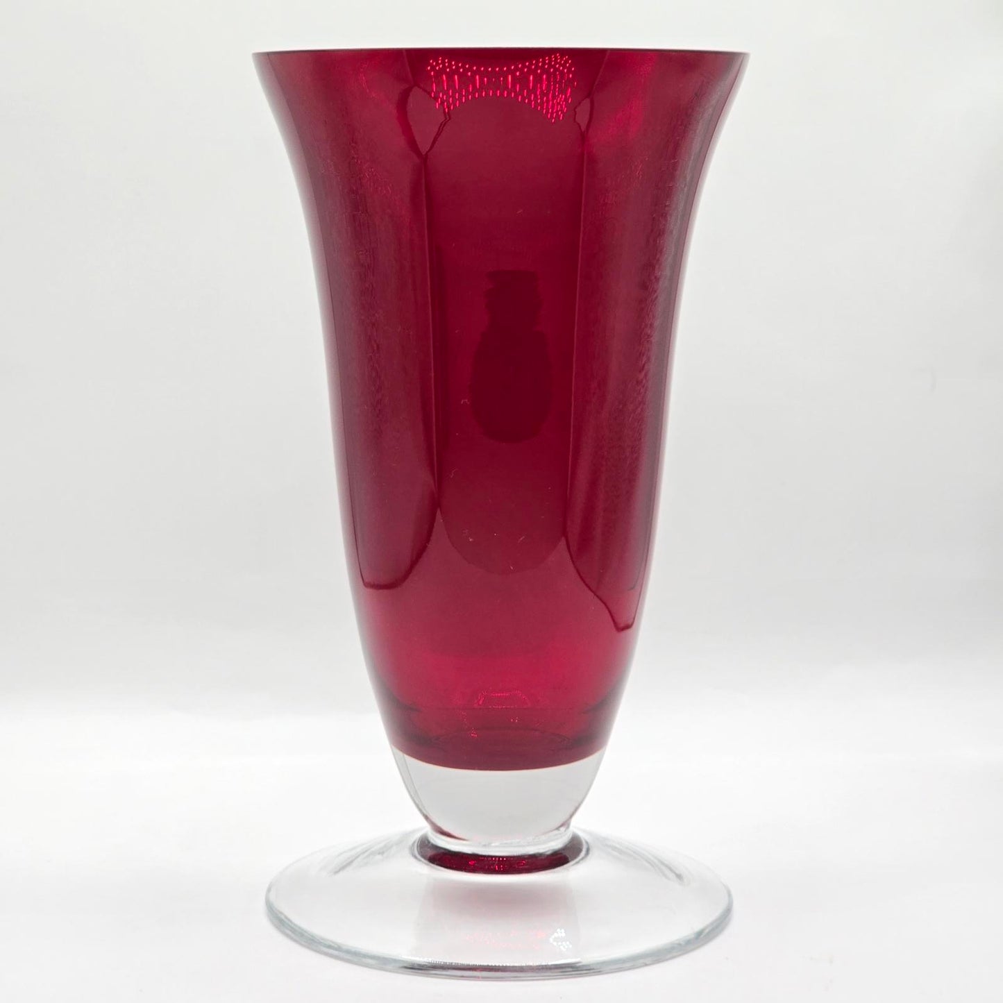 LSA International Deep Ruby Red Vase