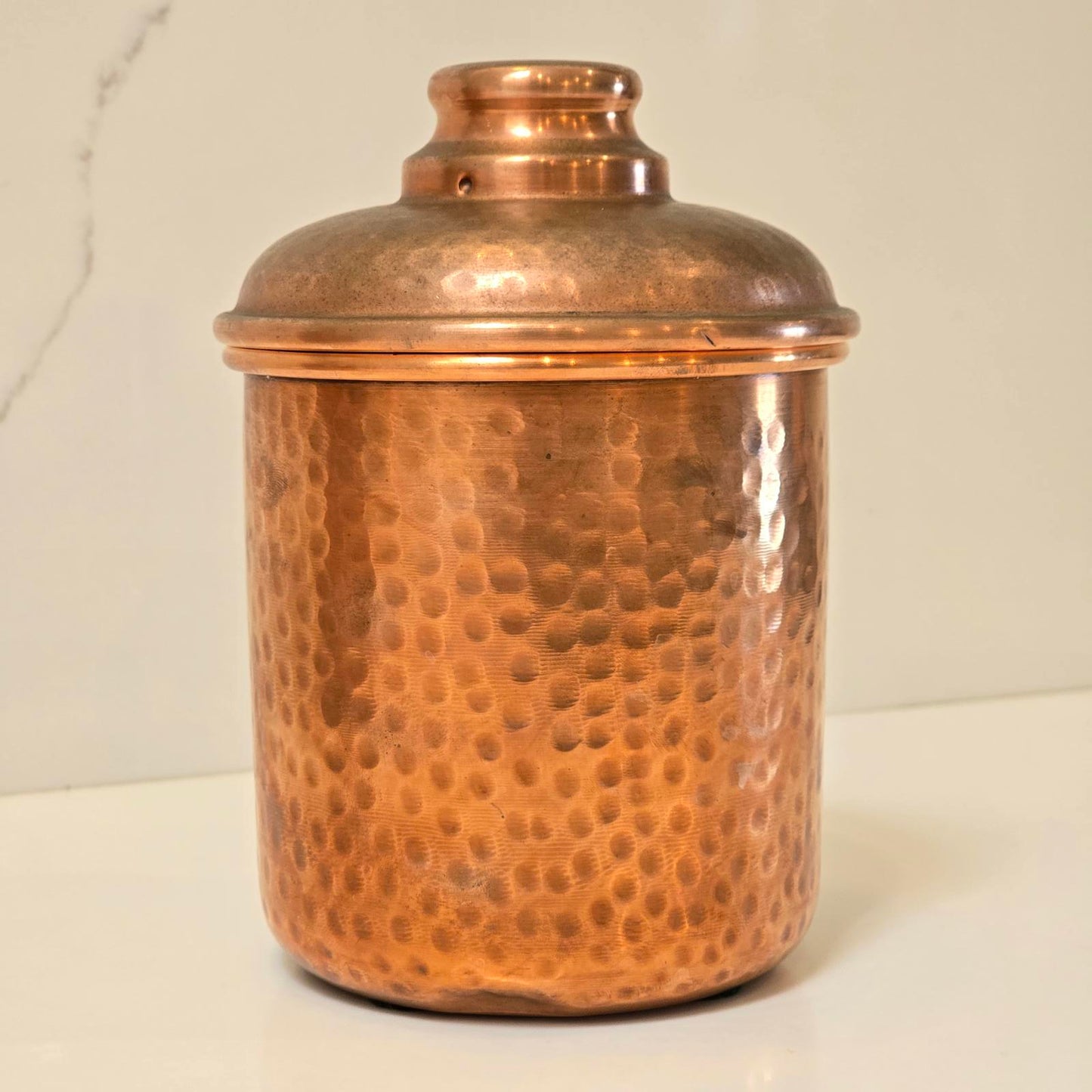 Vintage Hammered Copper Humidors/Canisters