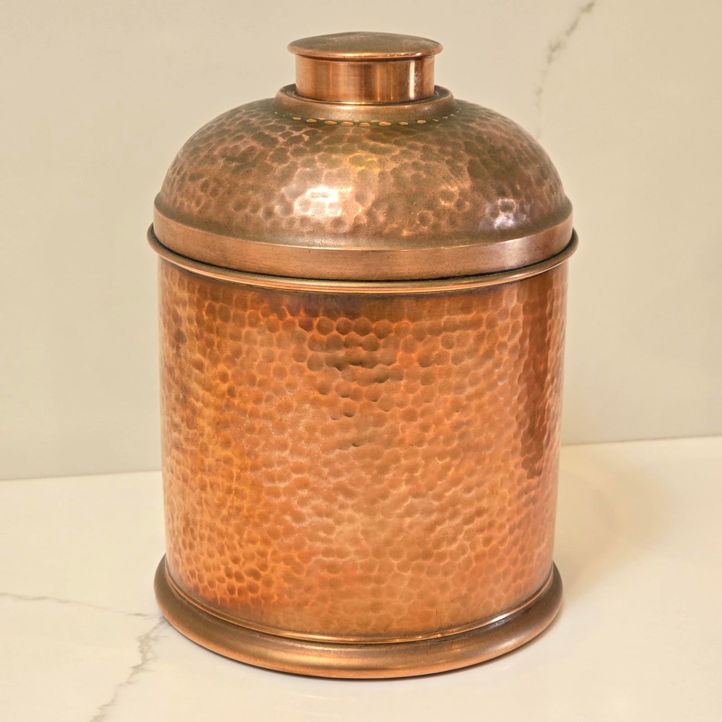 Vintage Hammered Copper Humidors/Canisters