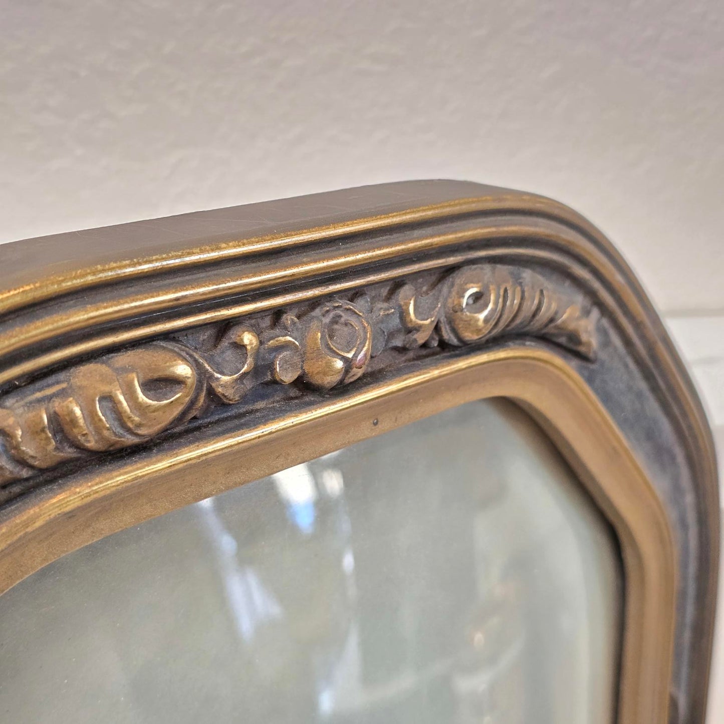 Rare Find Antique Victorian/Art Deco Frame with Convex Glass