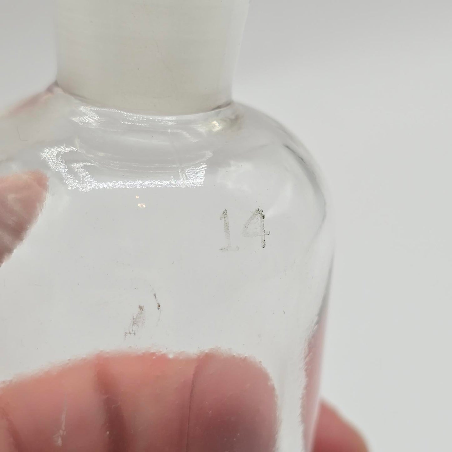 Vintage Glass Apothocary Drip Bottles with Stoppers