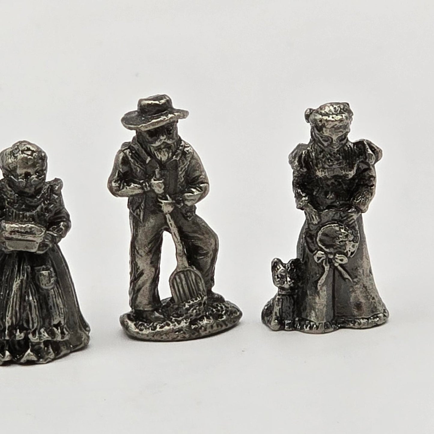 Vintage Pewter Miniature Collection - Liberty Falls and The Franklin Mint