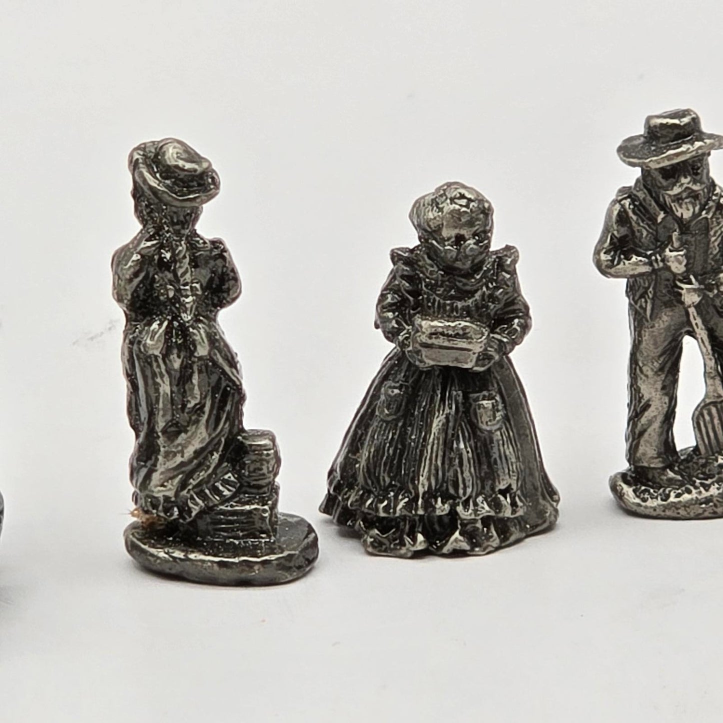 Vintage Pewter Miniature Collection - Liberty Falls and The Franklin Mint