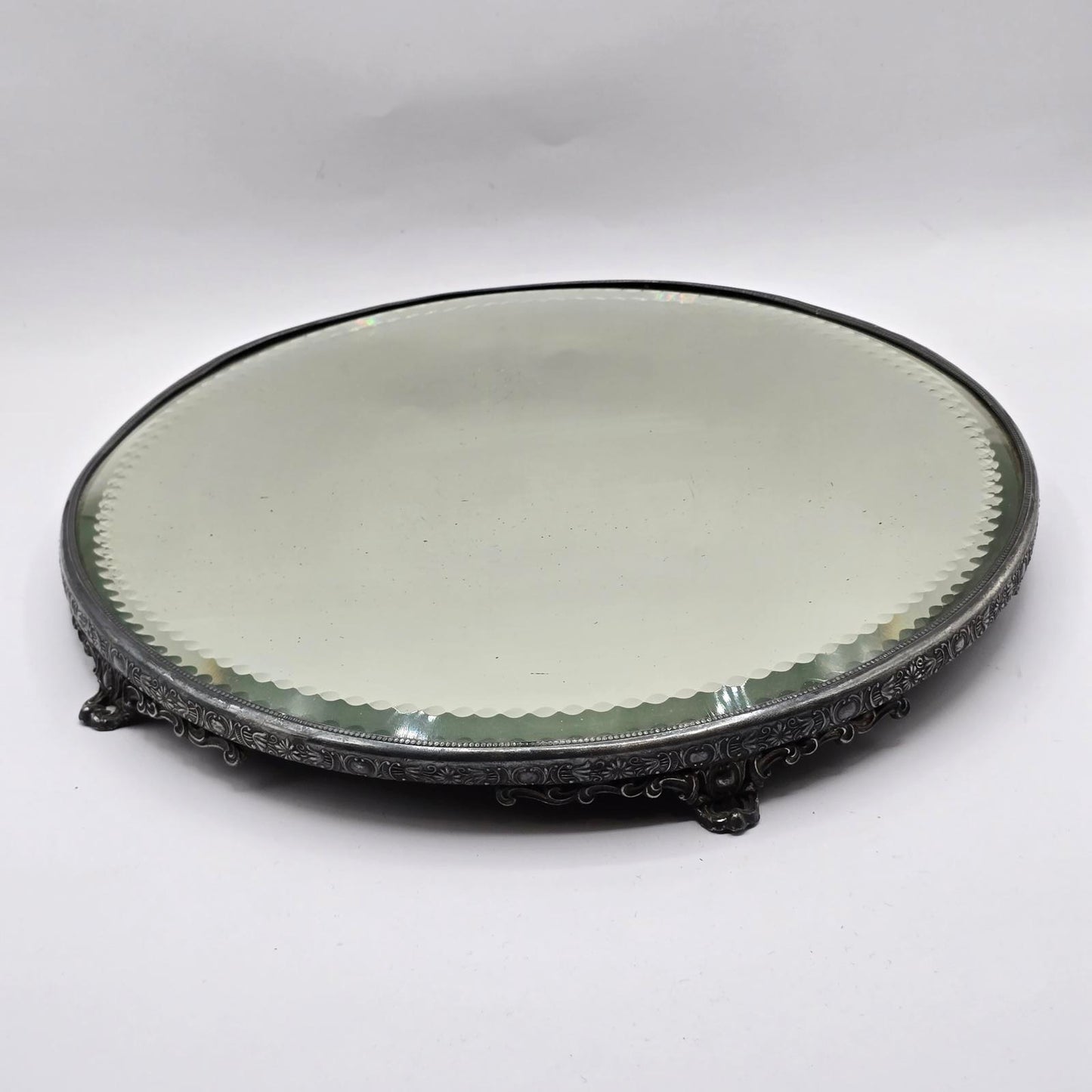 Antique/Vintage Mirrored Plateau Vanity or Centerpiece Tray [COPY]