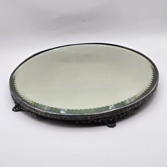 Antique/Vintage Mirrored Plateau Vanity or Centerpiece Tray [COPY]