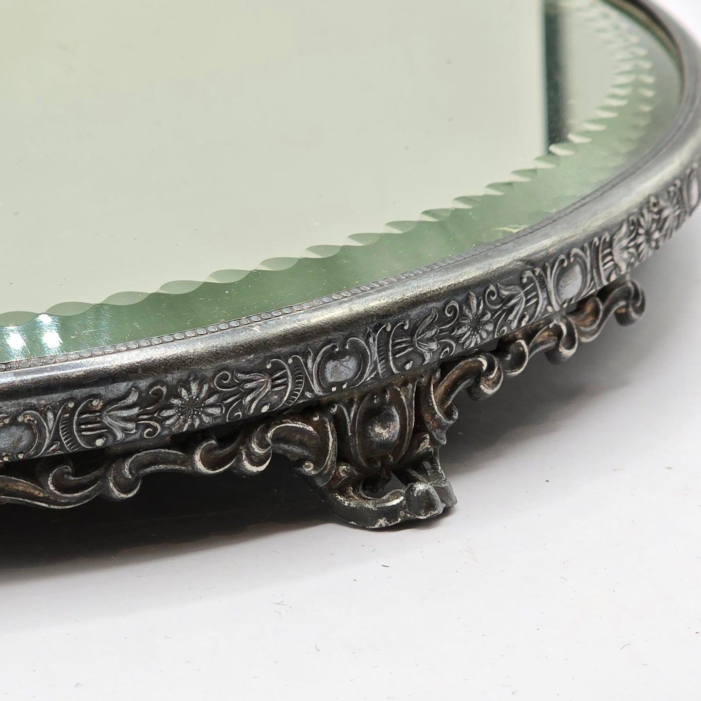 Antique/Vintage Mirrored Plateau Vanity or Centerpiece Tray [COPY]