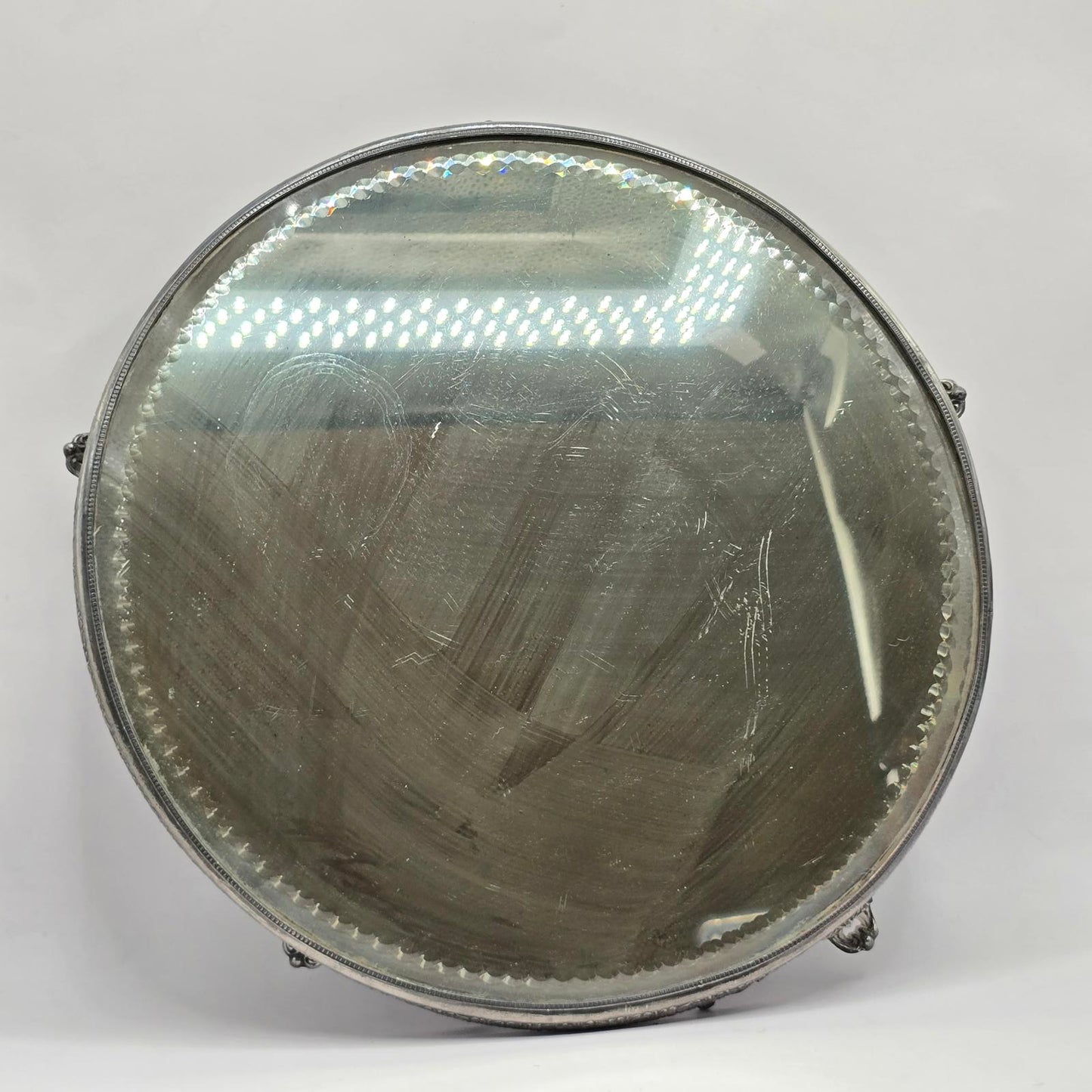 Antique/Vintage Mirrored Plateau Vanity or Centerpiece Tray [COPY]