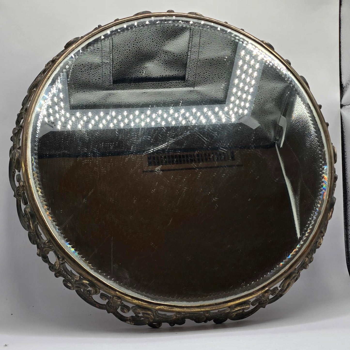 Antique/Vintage Mirrored Plateau Vanity or Centerpiece Tray
