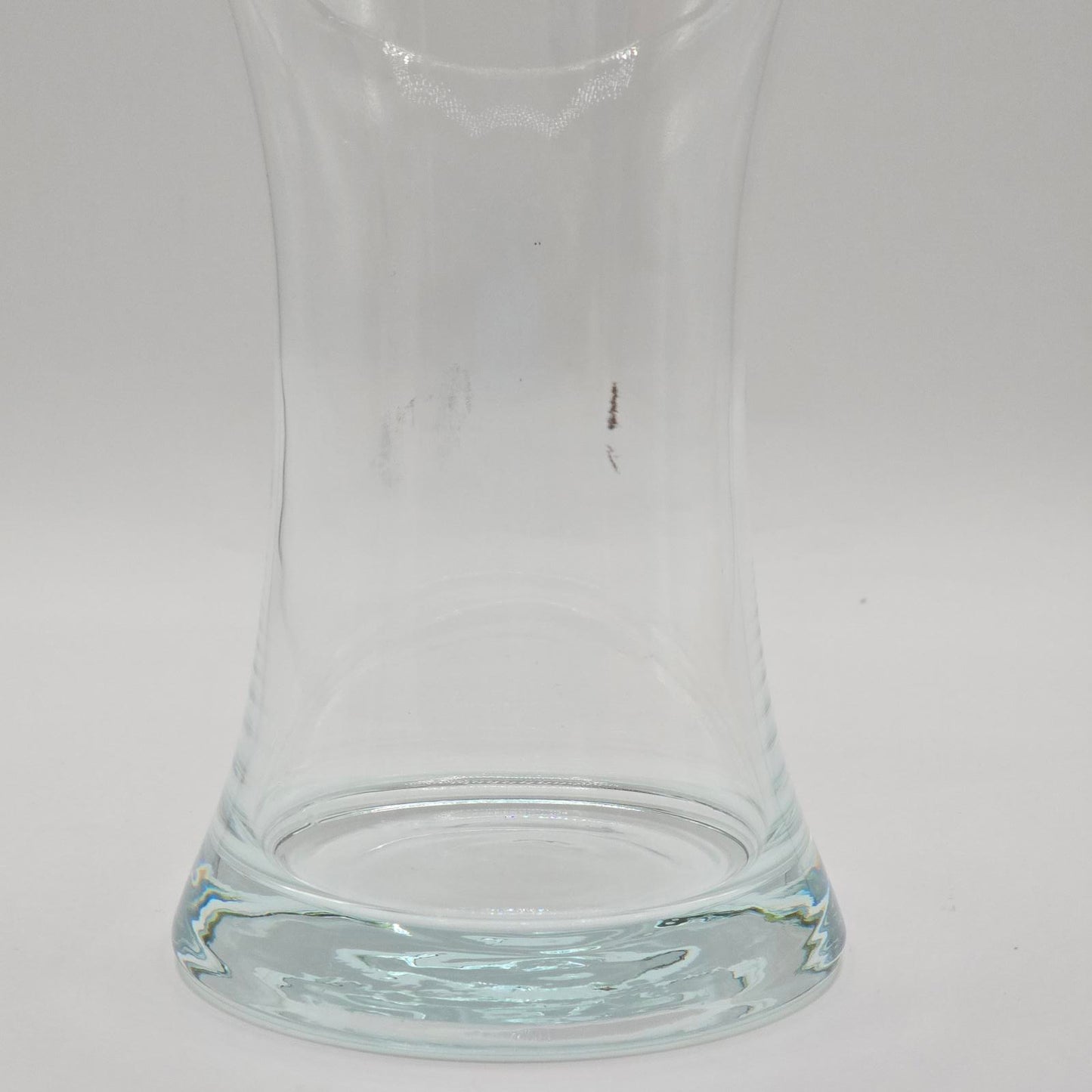 Glass Vase with Gold Banding