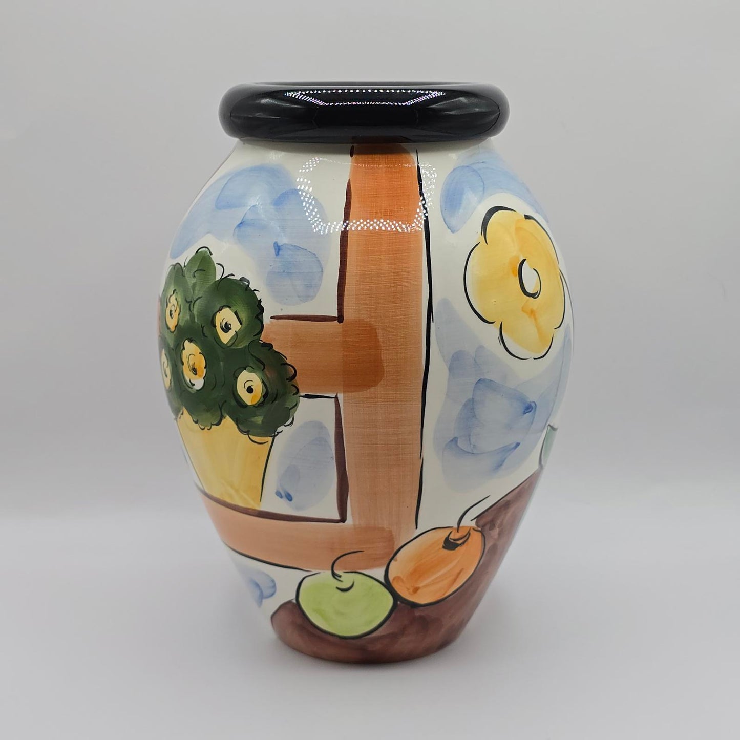 Elba Alcobaca Decorative Pottery Jar/Vase