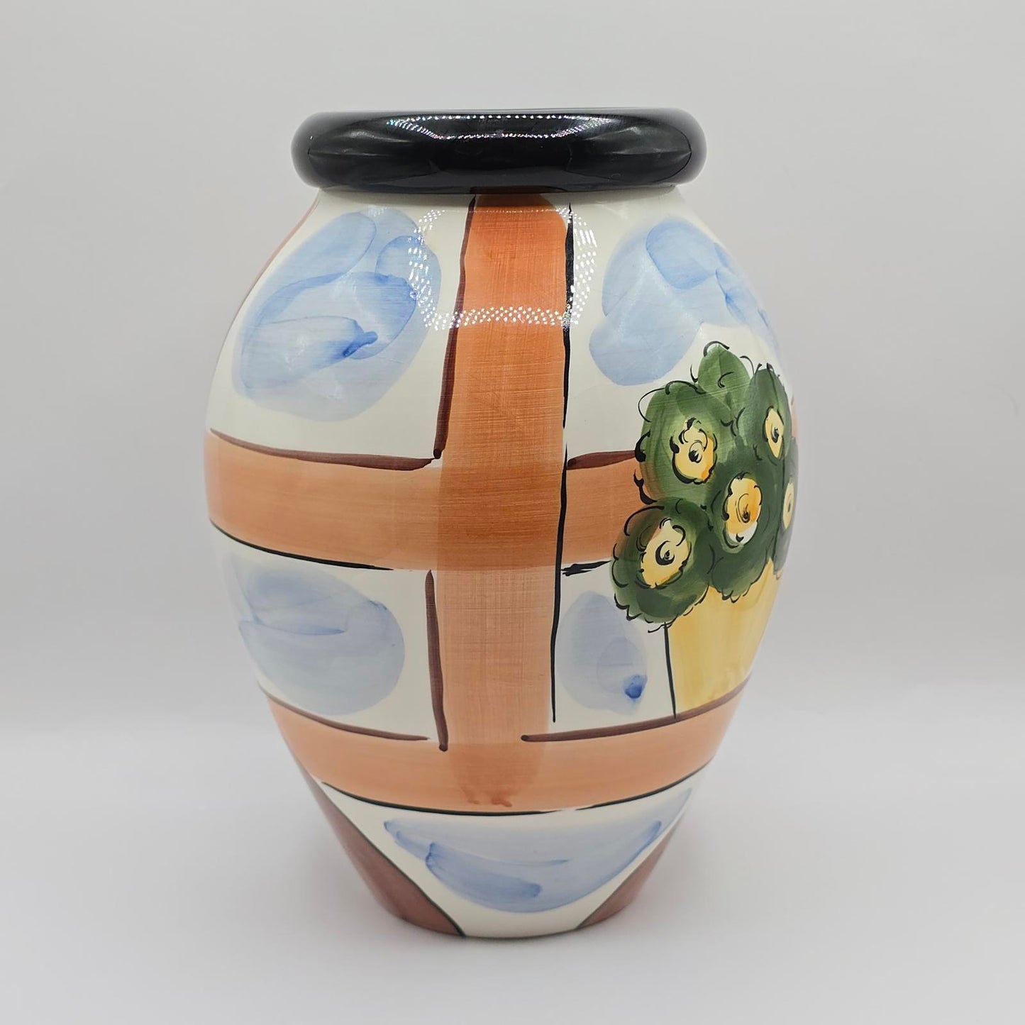 Elba Alcobaca Decorative Pottery Jar/Vase