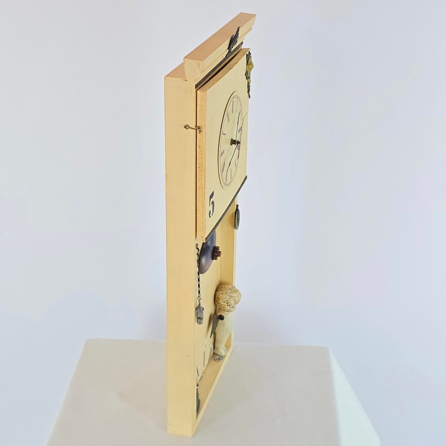 Unique Artisan Hand-Made Eclectic Clock