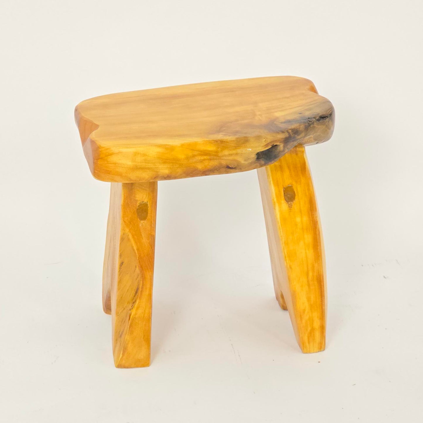 Rustic, Organic Live Edge Wood Stool