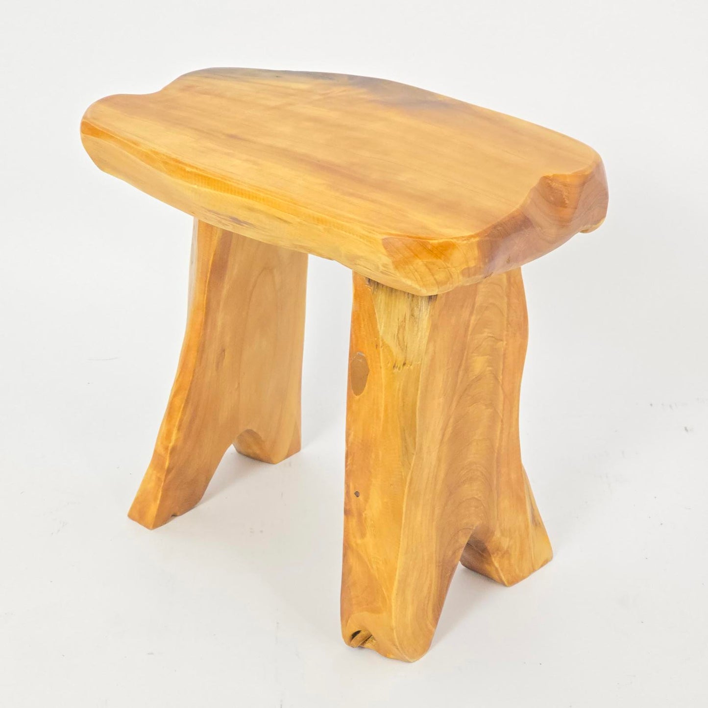 Rustic, Organic Live Edge Wood Stool