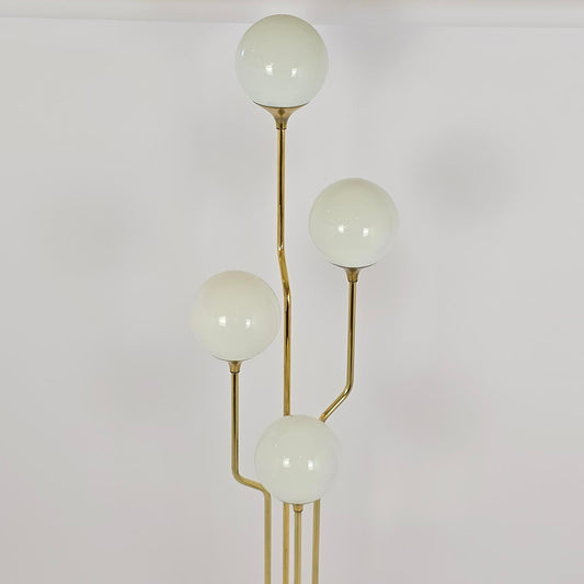 Vintage Mid-Century Modern Brass Floor Lamp By Goffredo Reggiani