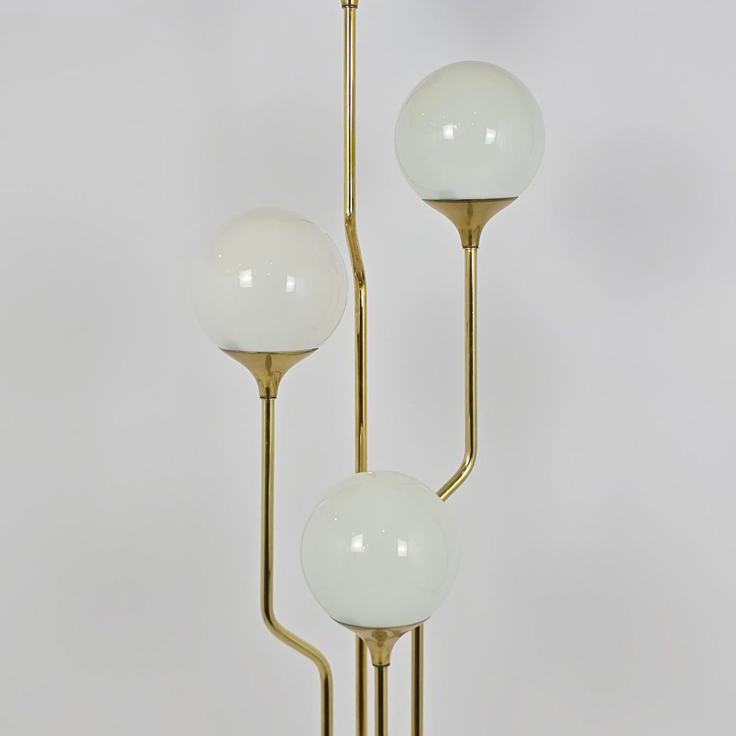 Vintage Mid-Century Modern Brass Floor Lamp By Goffredo Reggiani