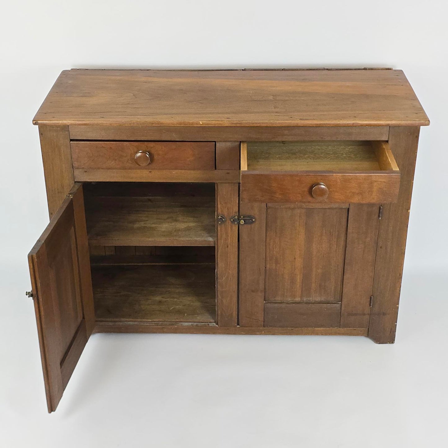 Vintage/Antique Wood Jelly Cupboard/ Buffet Server