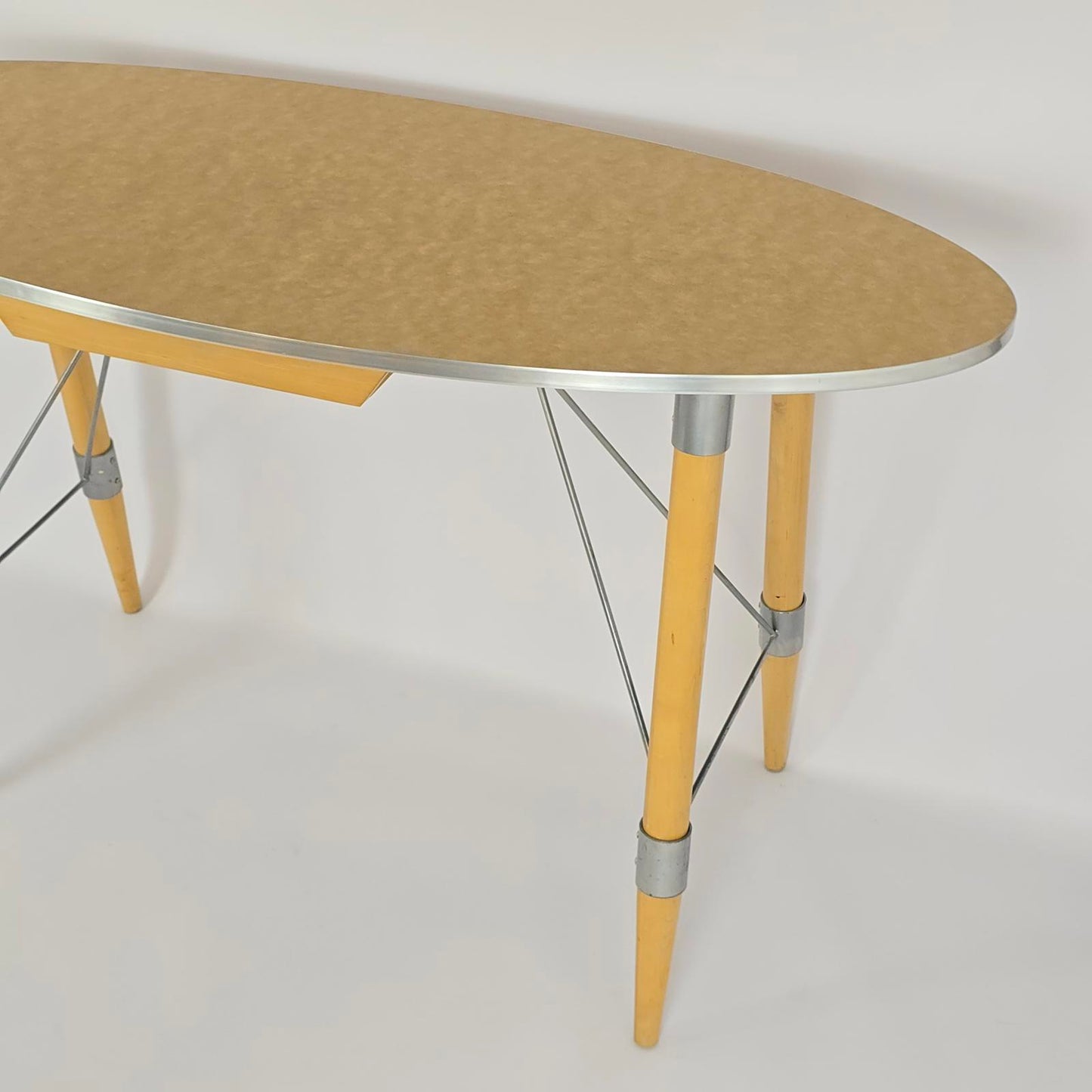 Rare Find, Vintage Mid Century Modern Oval Desk/Table