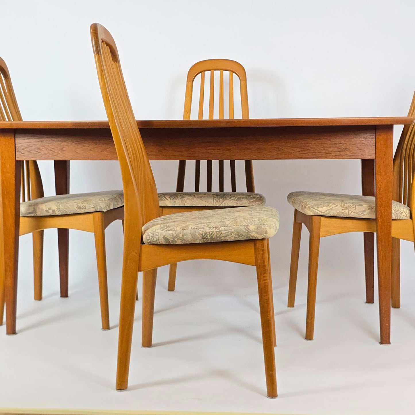 Benny Linden Danish Modern Teak 5 pc Dining Set