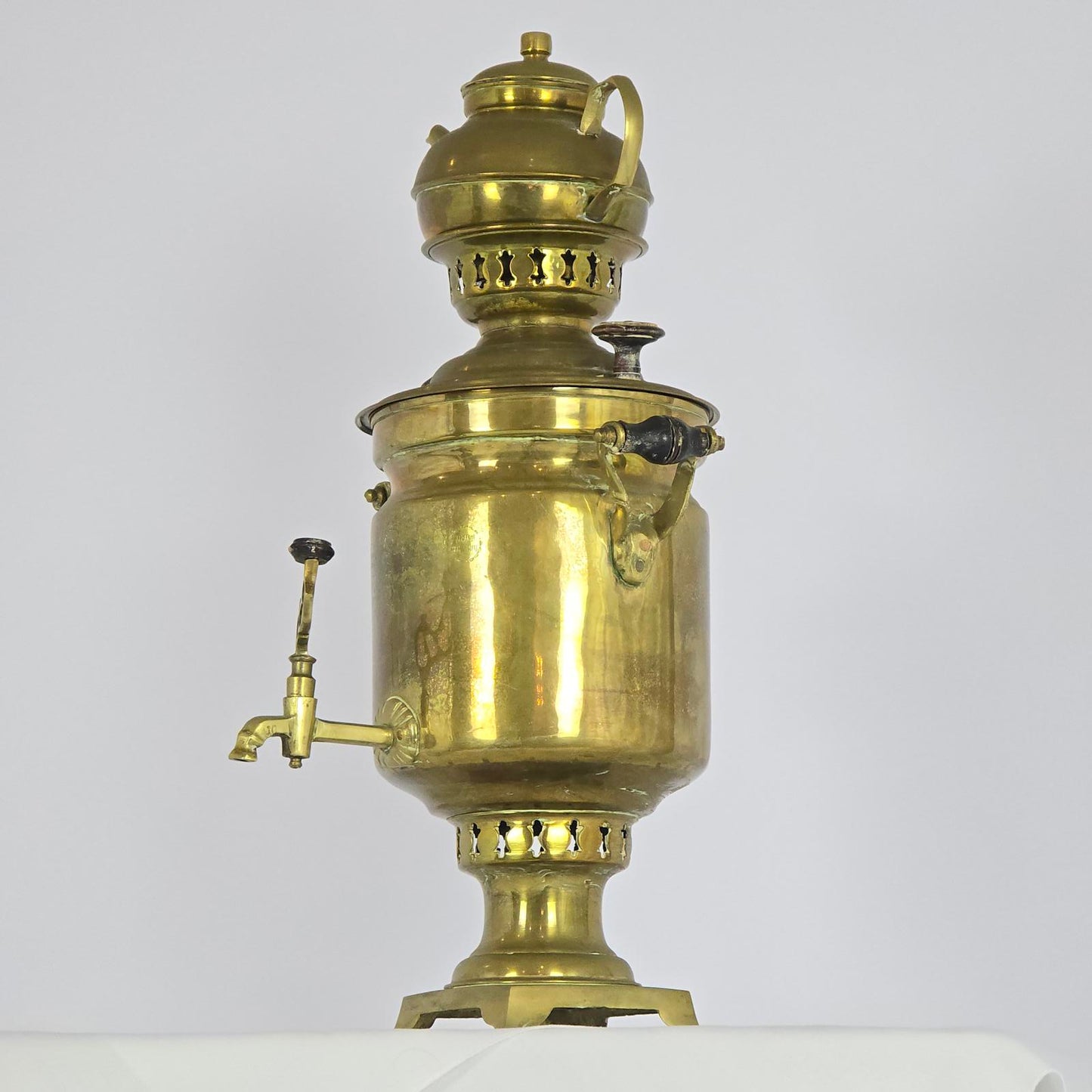 Antique Brass Samovar