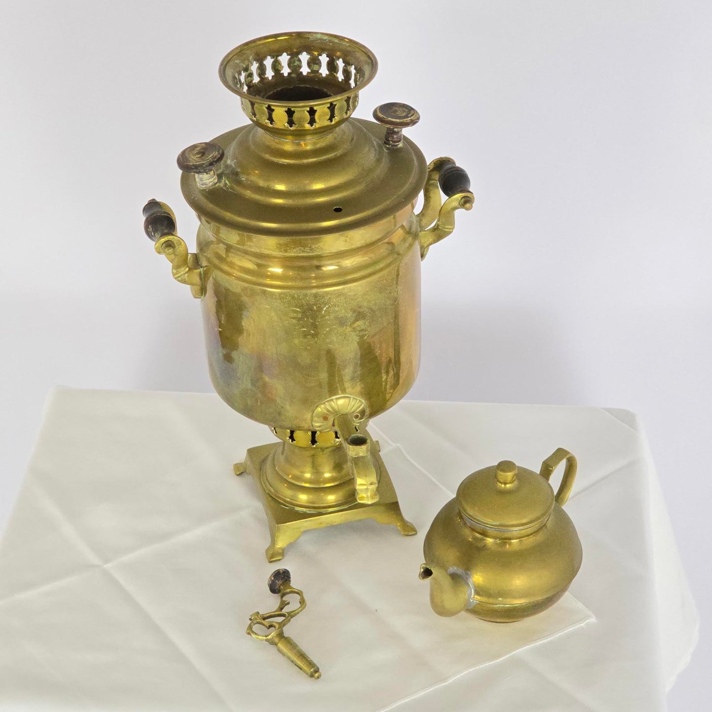Antique Brass Samovar