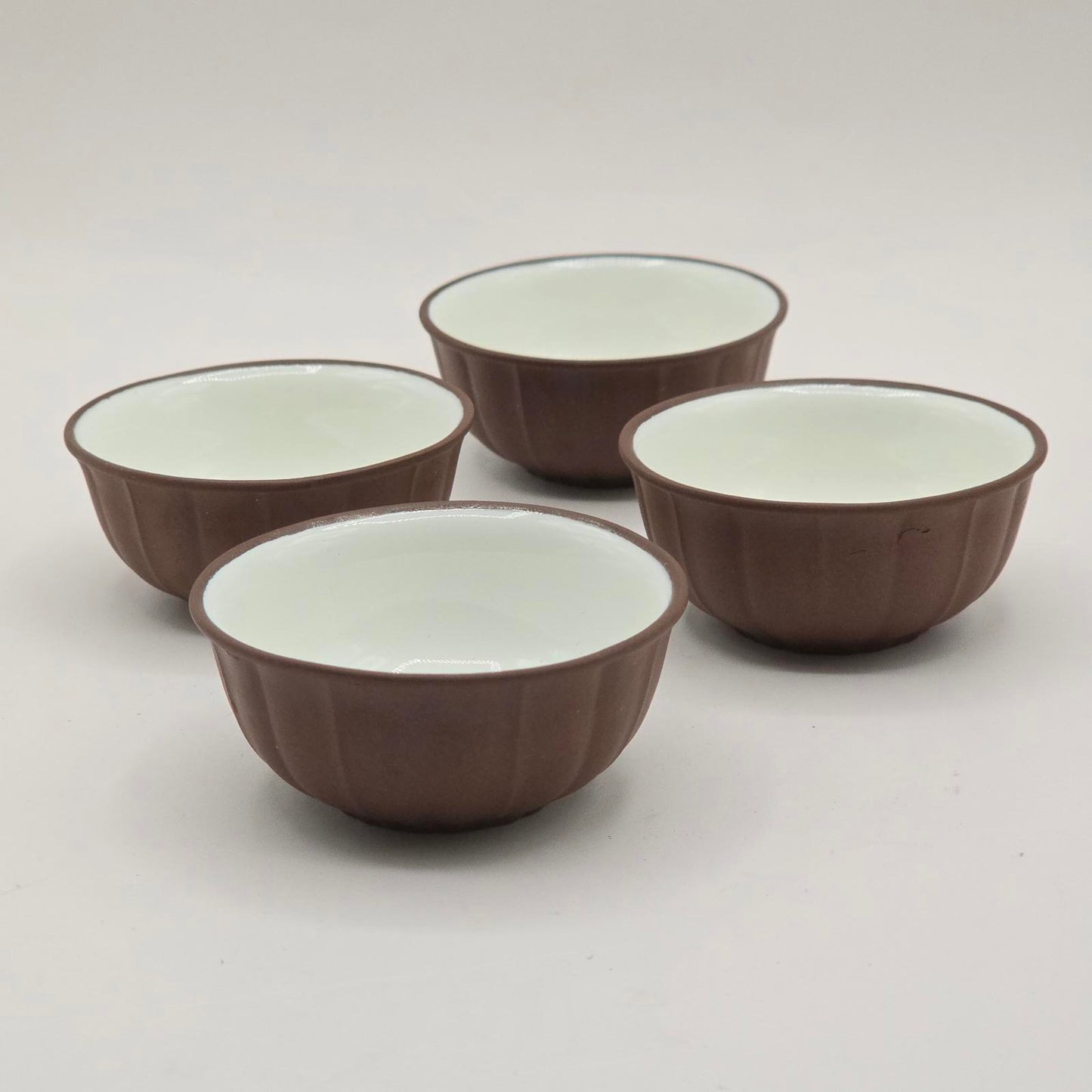Japanese Dipping/Soy Sauce Bowls -Brown Round