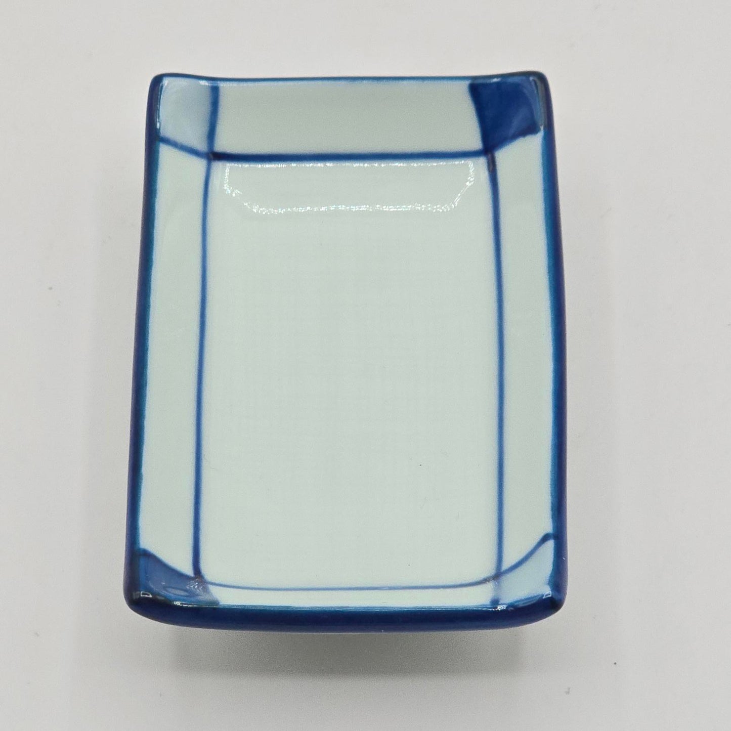Lmari Japanese Porcelain Sushi Set- White and Blue