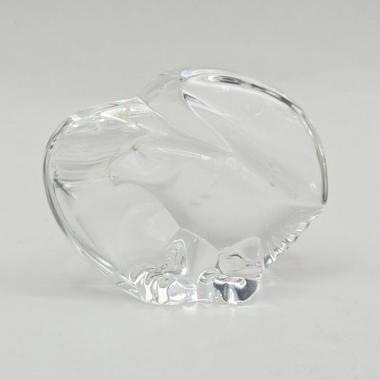 Vintage Steuben Eagle Hand Cooler/Paperweight Crystal Art Glass