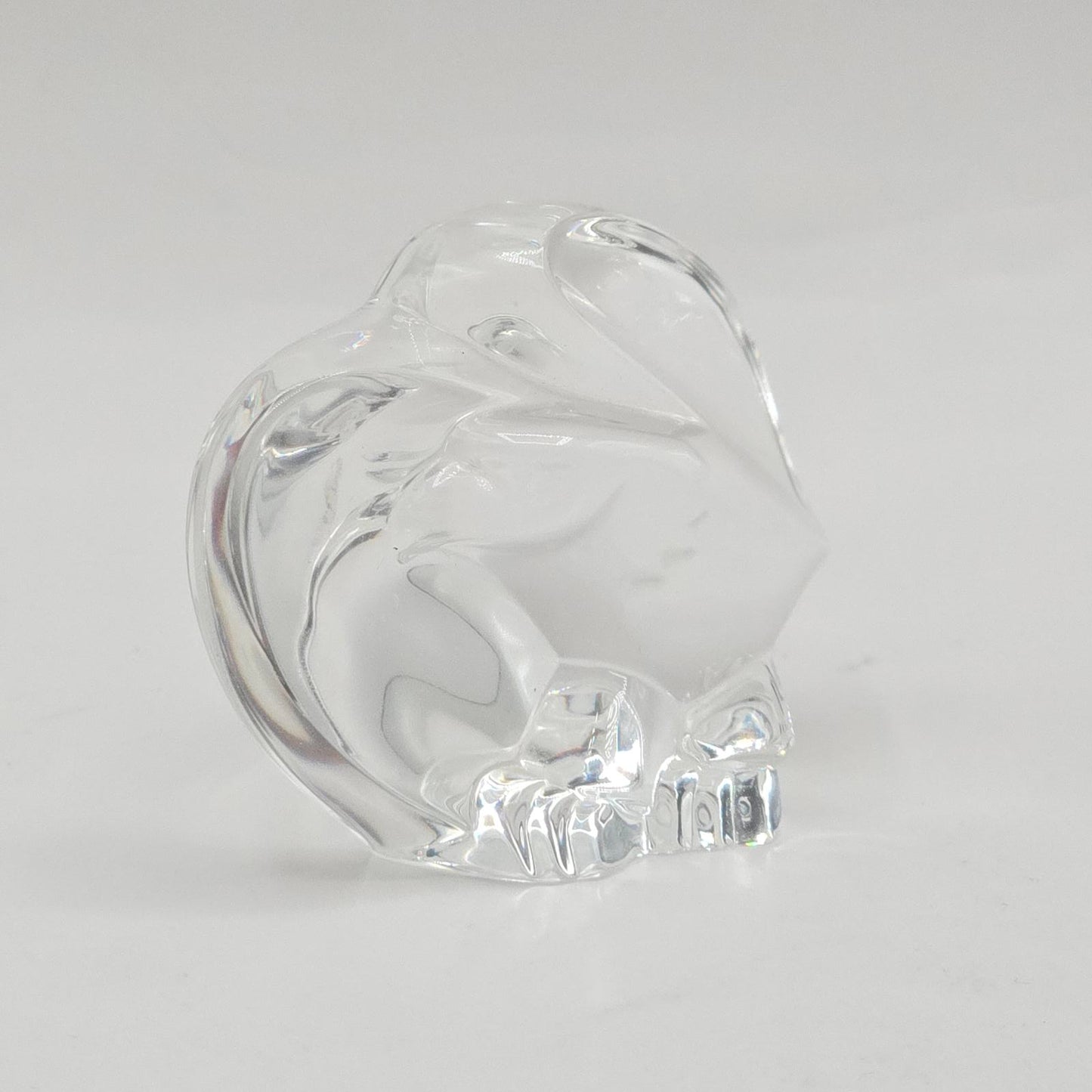 Vintage Steuben Eagle Hand Cooler/Paperweight Crystal Art Glass