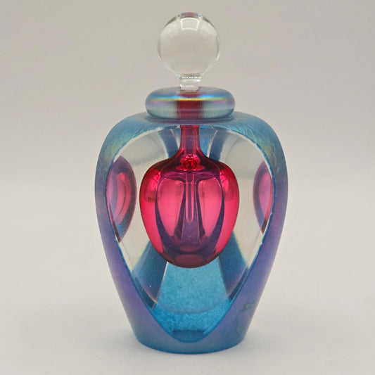 Beautiful Tom Philabaum Art Glass Perfume Bottle