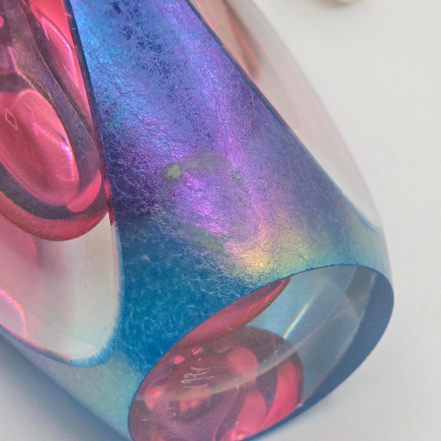 Beautiful Tom Philabaum Art Glass Perfume Bottle