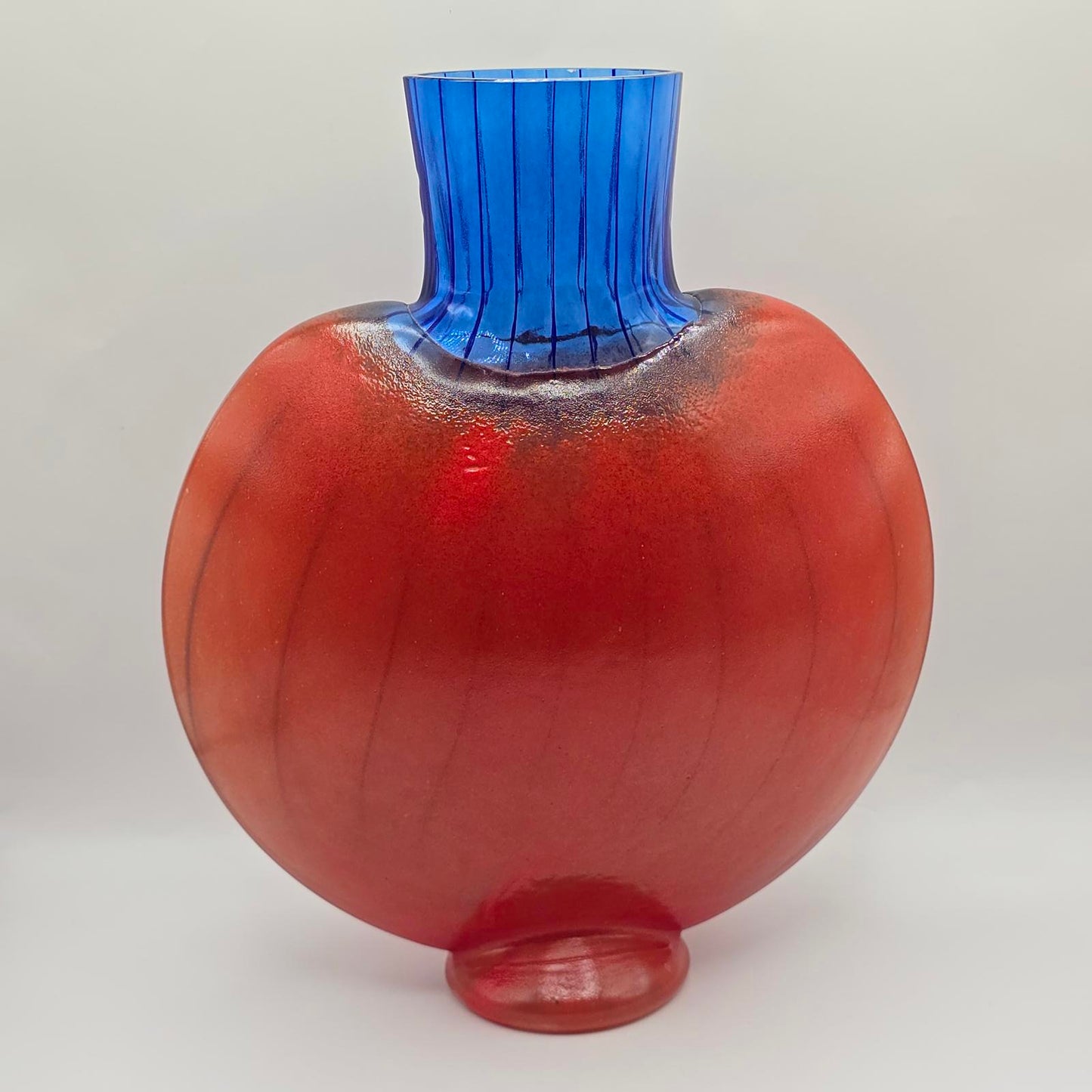 Kosta Boda "Bon Bon" Studio Art Glass Vase Designed by Kjell Engman