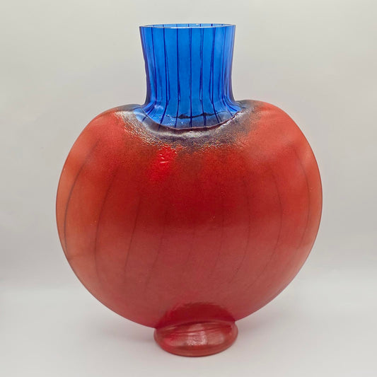 Kosta Boda "Bon Bon" Studio Art Glass Vase Designed by Kjell Engman