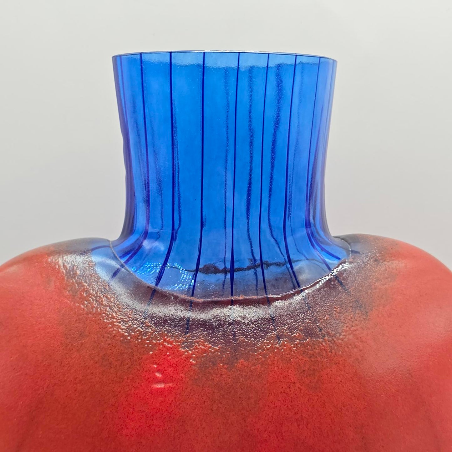 Kosta Boda "Bon Bon" Studio Art Glass Vase Designed by Kjell Engman