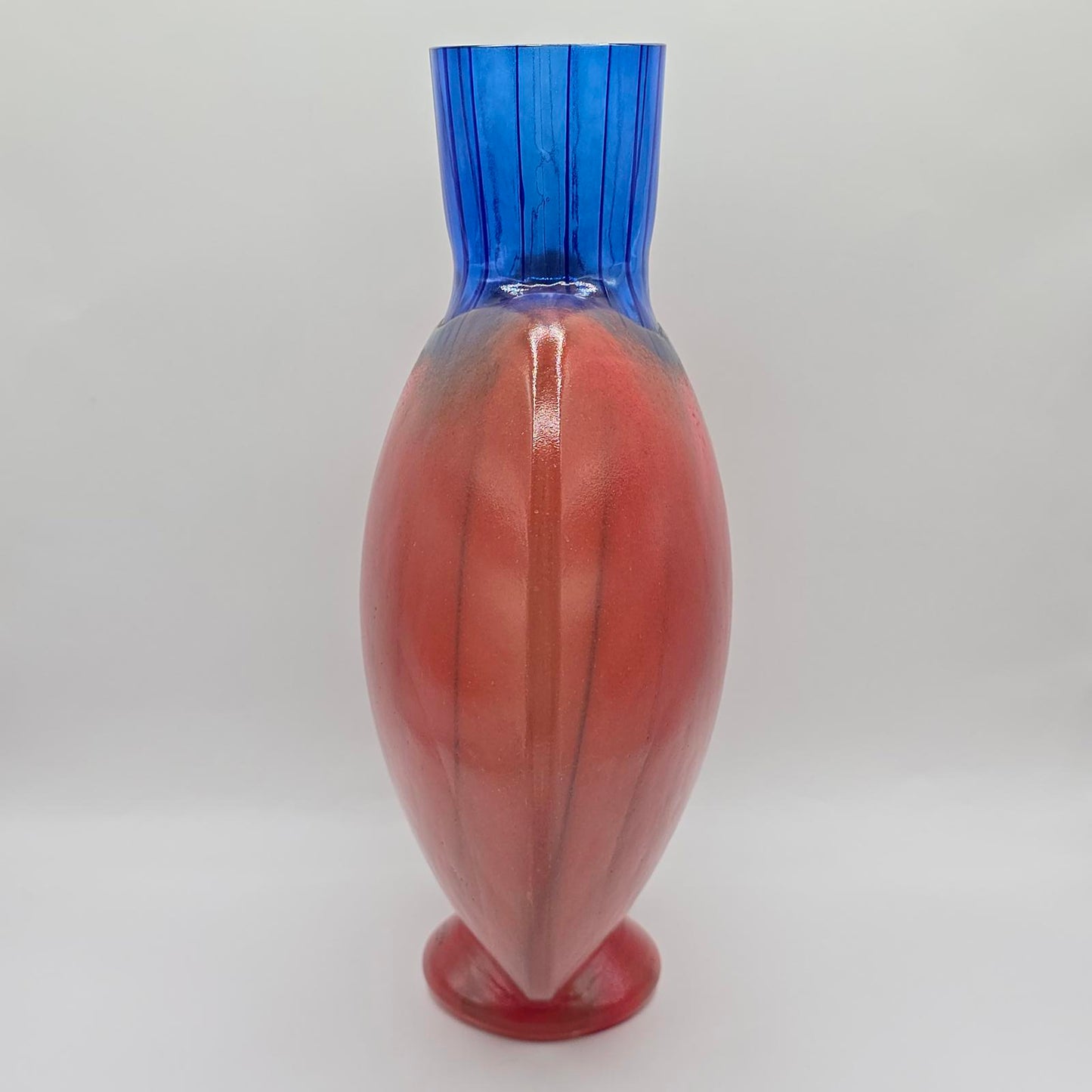 Kosta Boda "Bon Bon" Studio Art Glass Vase Designed by Kjell Engman