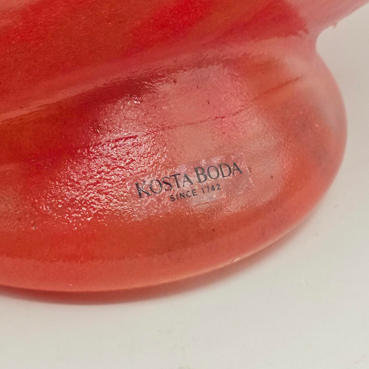 Kosta Boda "Bon Bon" Studio Art Glass Vase Designed by Kjell Engman
