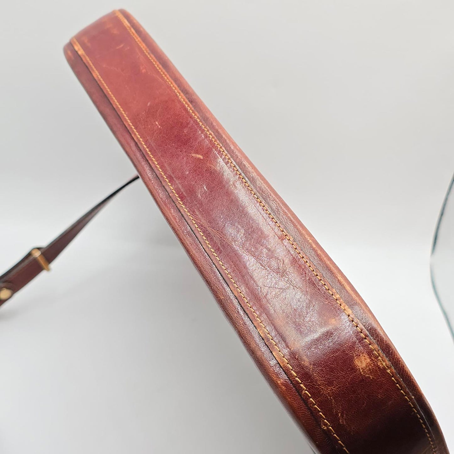 Oroton Leather Messenger Bag