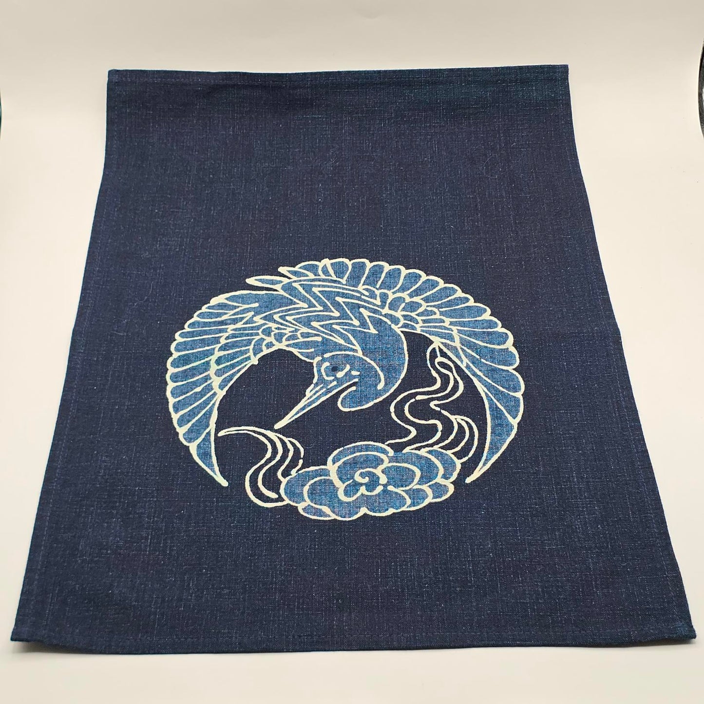 Rare Find, Vintage Sasakura Gensho Navy and White Cotton Placemats