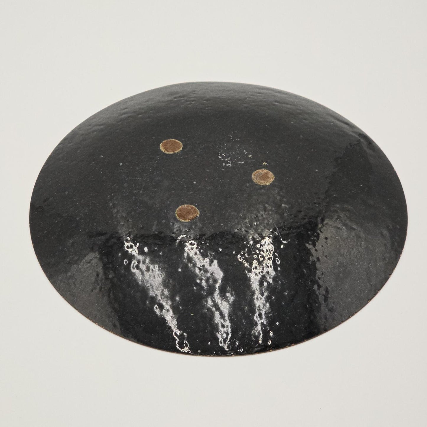 Vintage MCM Abstract Enamel on Copper Dish