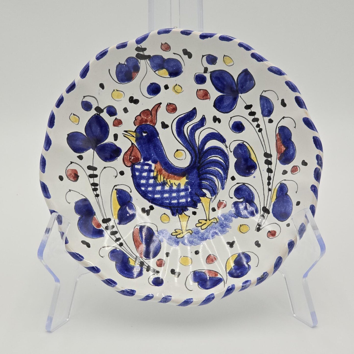 Italian Deruta "Orvieto Rooster" Plate