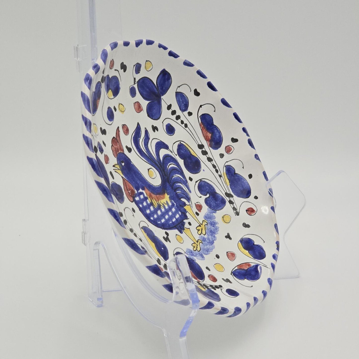 Italian Deruta "Orvieto Rooster" Plate