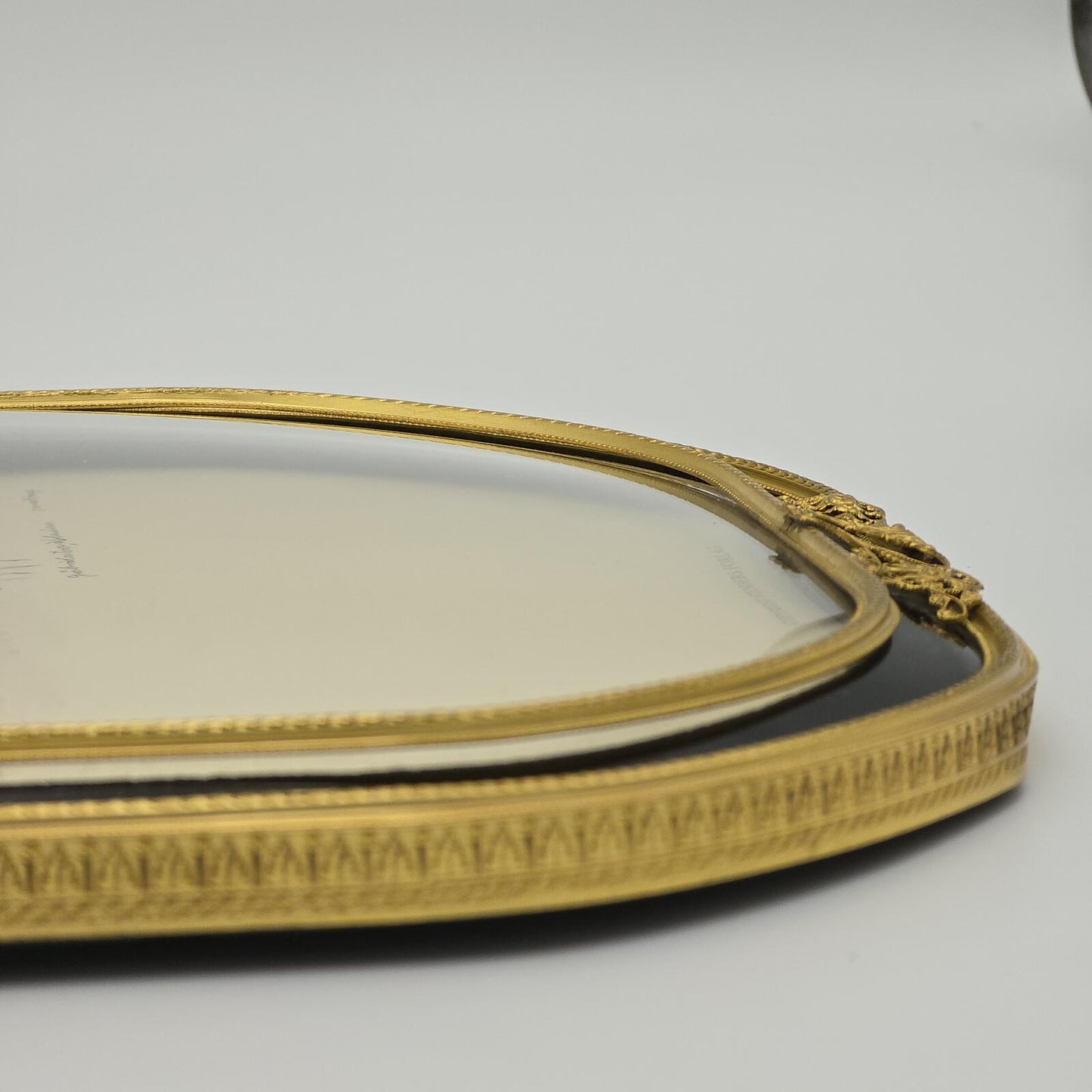 Vintage Victorian Style Ornate Bubble Glass Frame