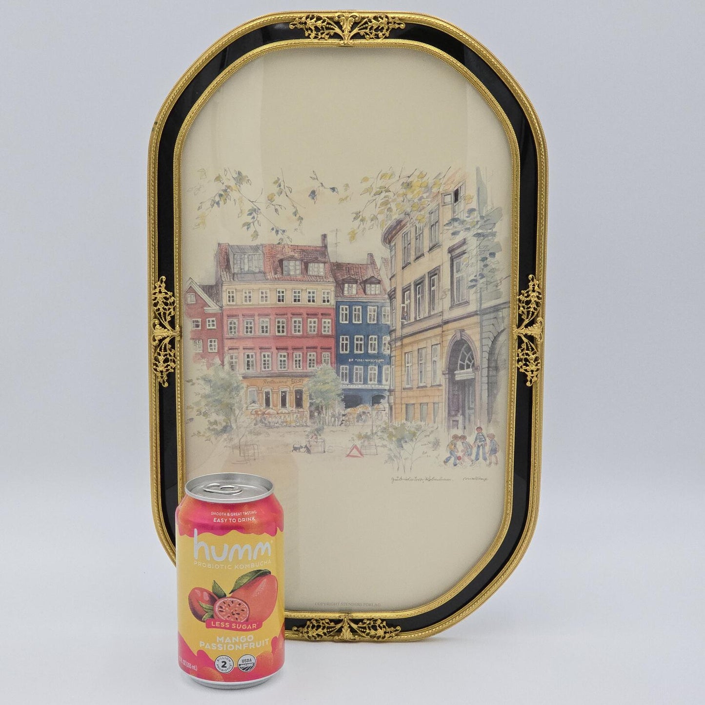 Vintage Victorian Style Ornate Bubble Glass Frame