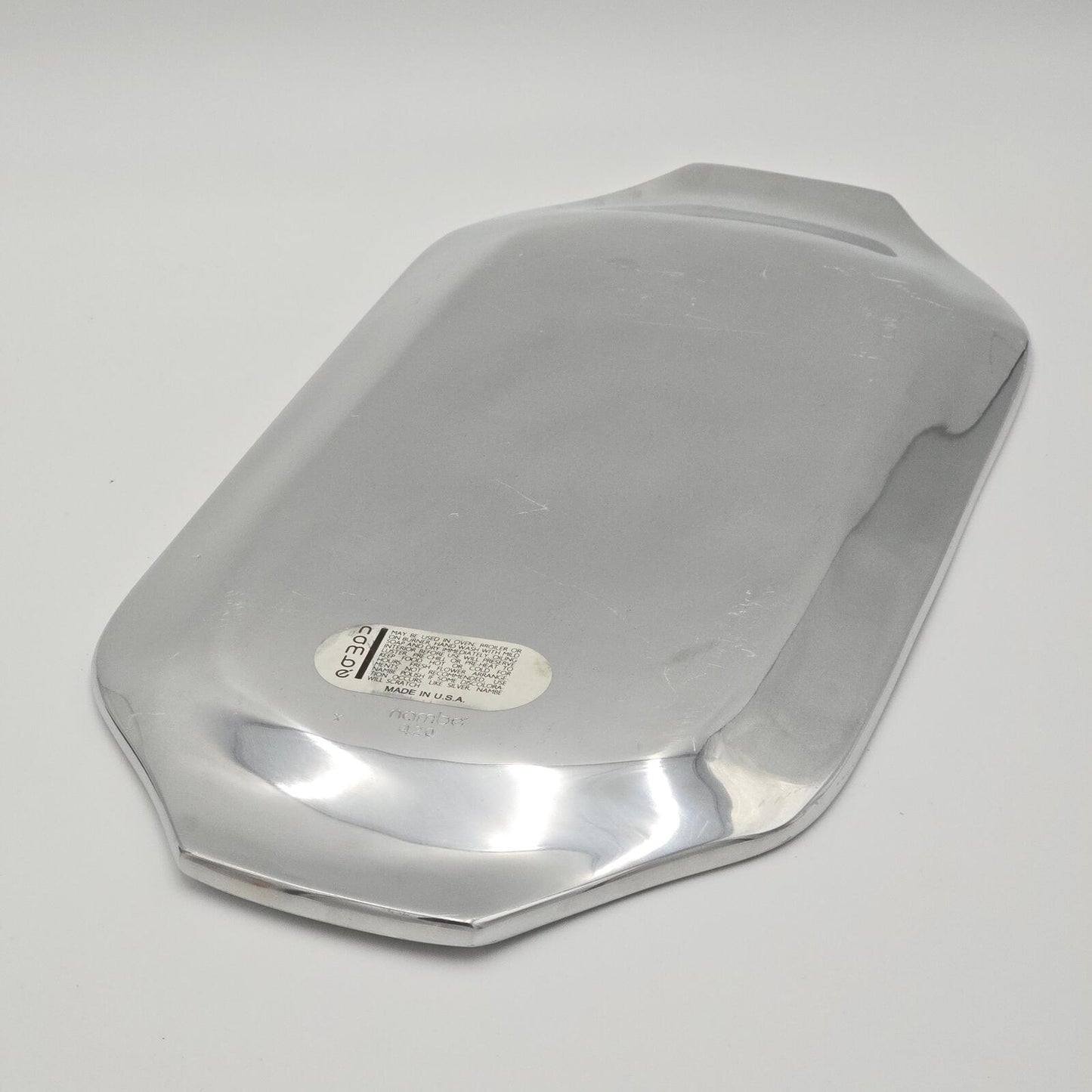 Vintage Nambé Tray with Handles -#420